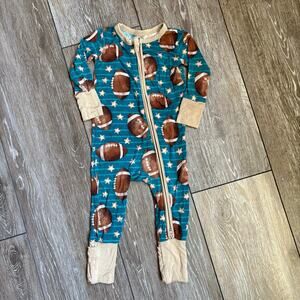 Size 3-6 Month, Birdie Bean Football Zippy